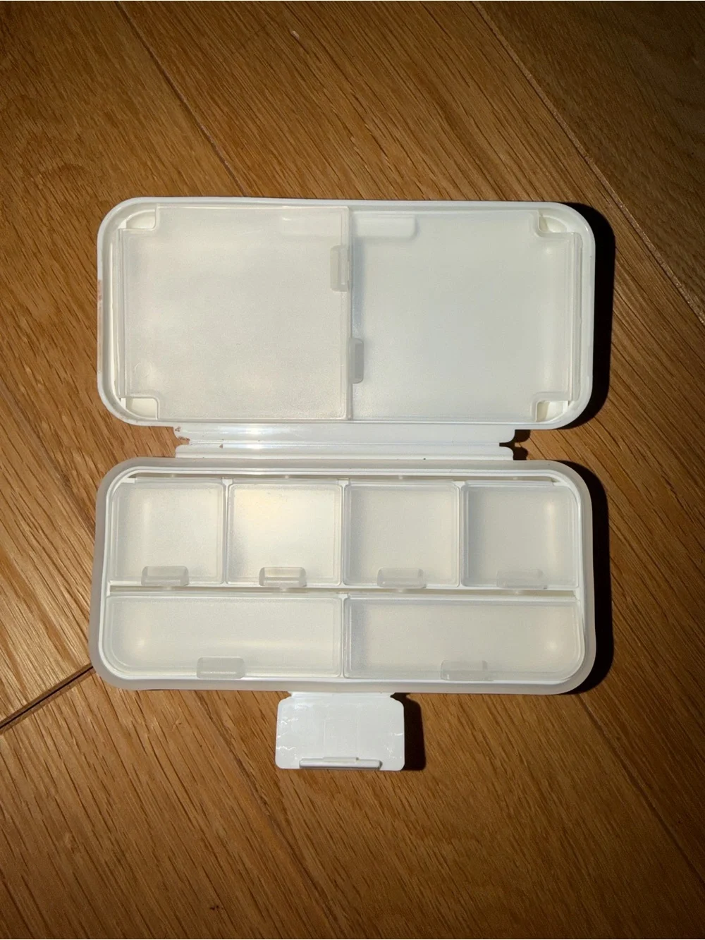 White Portable Medicine Case